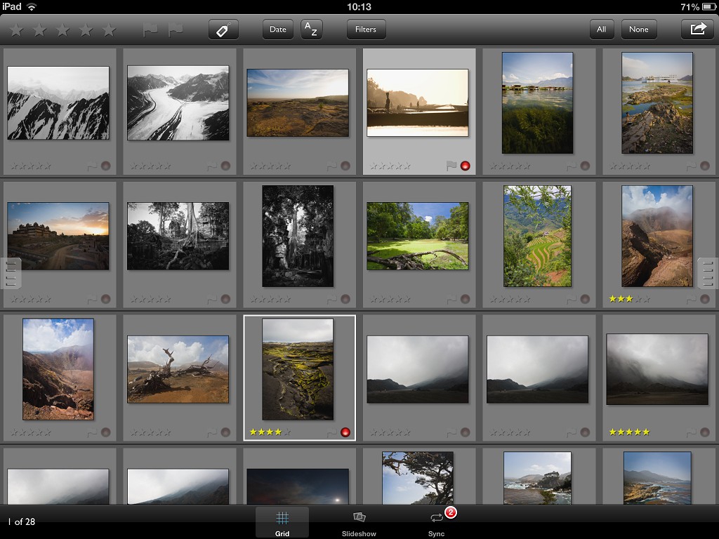 PhotoPhile Grid Page
